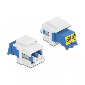 Módulo Keystone conector hembra LC dúplex a conector hembra LC dúplex DeLOCK 86834