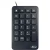 Teclado numérico Inter-Tech KB-120 Universal USB Negro