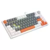 Savio ASTRAL WHITE JADE 3 COLOURS teclado gaming USB QWERTY US International