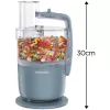 Robot de cocina Kenwood FDP23.140GY MultiPro Go — picadora compacta portátil, gris