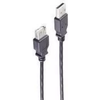 Cable USB USB 2.0 ShiverPeaks BS13-24055 5 m negro