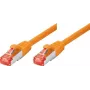 Tecline exertis Connect - Cable de red - RJ-45 (M) a RJ-45 (M) - 3 m - Cable SSTP - CAT 6 - libre de halógenos - naranja (71503A)