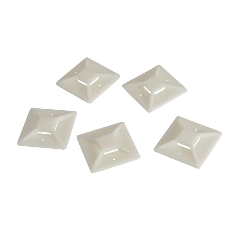 Soportes para bridas LogiLink, base adhesiva de 40 x 40 mm para bridas, alojamiento para bridas: 14,3 x 2,7 - 1 ud. (KAB0045)