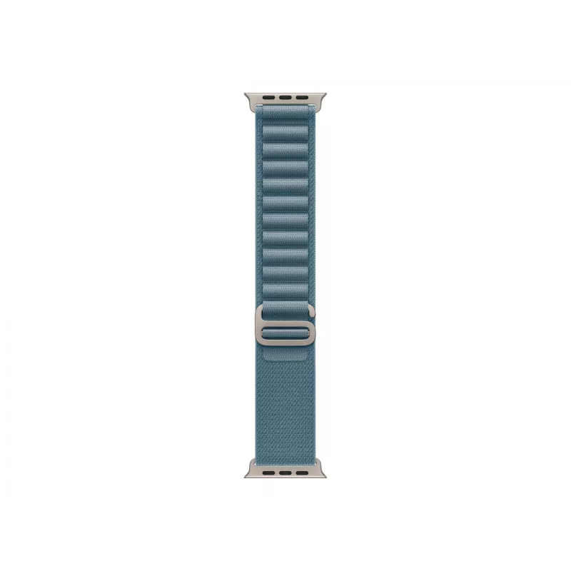 Correa Apple MFTJ4ZM/A Accesorio para smartwatch Azul Titanio Poliéster Spandex