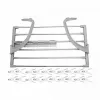 Estante auxiliar Jata HTEN2402 de polipropileno y acero inoxidable plegable 58×32×4,7 cm