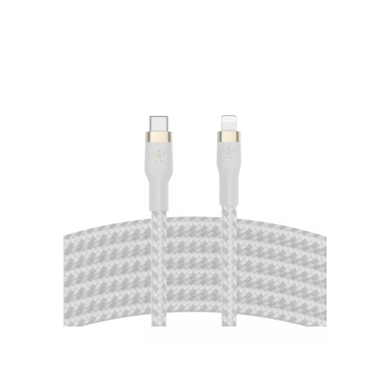 Belkin CAA011BT3MWH Cable Lightning 3 m blanco