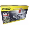 Set de herramientas neumáticas STANLEY 9045718STN, 9 piezas, herramientas metálicas, manguera en espiral 5 m, máx. 20 bar