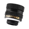 Adaptador para sistemas de refrigeración líquida PHANTEKS PH-RA_BK_MF – negro satinado, compatible con componentes Phanteks Glacier