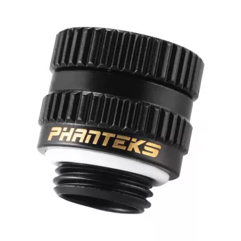 Adaptador para sistemas de refrigeración líquida PHANTEKS PH-RA_BK_MF – negro satinado, compatible con componentes Phanteks Glacier