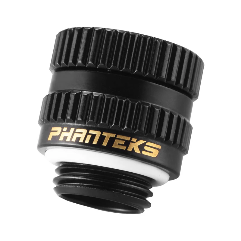Adaptador para sistemas de refrigeración líquida PHANTEKS PH-RA_BK_MF – negro satinado, compatible con componentes Phanteks Glacier