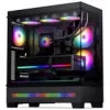 Caja de PC PHANTEKS XT View Matrix, torre Midi, E-ATX, cristal templado, Matrix LED - negra (PH-XT523VM1_DBK01)