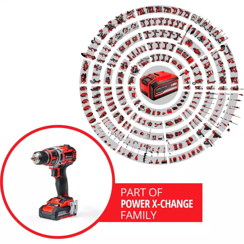 Einhell 4513896 atornillador-taladro a batería negro
