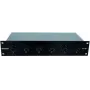 Controlador de zonas Omnitronic ELA 6S 20W negro — Controlador de megafonía de audio de 6 zonas, 20 W de salida