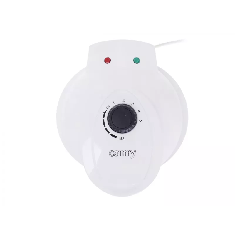Camry | Gofrera | CR 3022 | 1000 W | Número de piezas 5 | En forma de corazón | Blanca