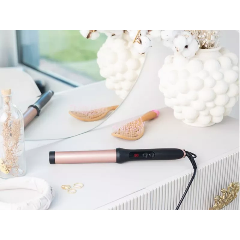 Rizador LAFE Sleek & Shine Curler 25 mm LAFLKA47571 – barra redonda de 25 mm, rizador eléctrico
