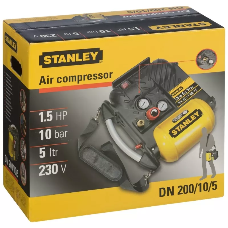 COMPRESOR SIN ACEITE STANLEY AIR-BOSS