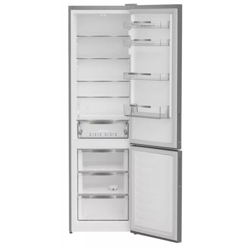 Frigorífico INDESIT | INKS 1401 S4E1 | Clase de eficiencia energética E | Independiente | Combi | Altura 202,5 cm | Capacidad útil frigorífico 266 L | Capacidad útil congelador 120 L | 38 dB | Plata