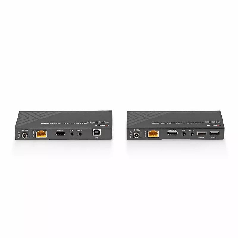 Extensor KVM Lindy 150m Cat.6 HDMI 4K60, USB 2.0 e IR HDBaseT