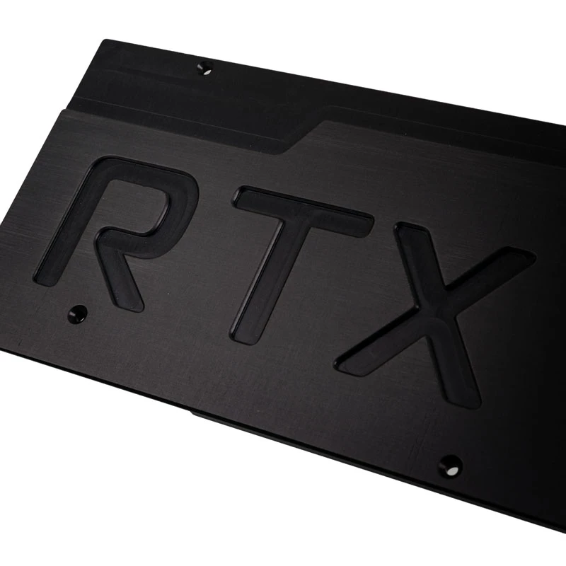 Backplate para kryographics NEXT RTX 2080, Aqua-Computer, refrigeración pasiva, modelo 23682