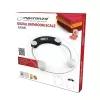 Esperanza EBS007K báscula de baño báscula de baño electrónica circular negra