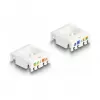 Módulo Keystone DeLOCK RJ45 hembra a LSA Cat.6A STP con clip de bloqueo