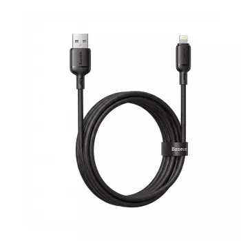 Cable de carga USB Baseus Silky Series 2,4 A, 2 m — cable de alimentación y carga USB