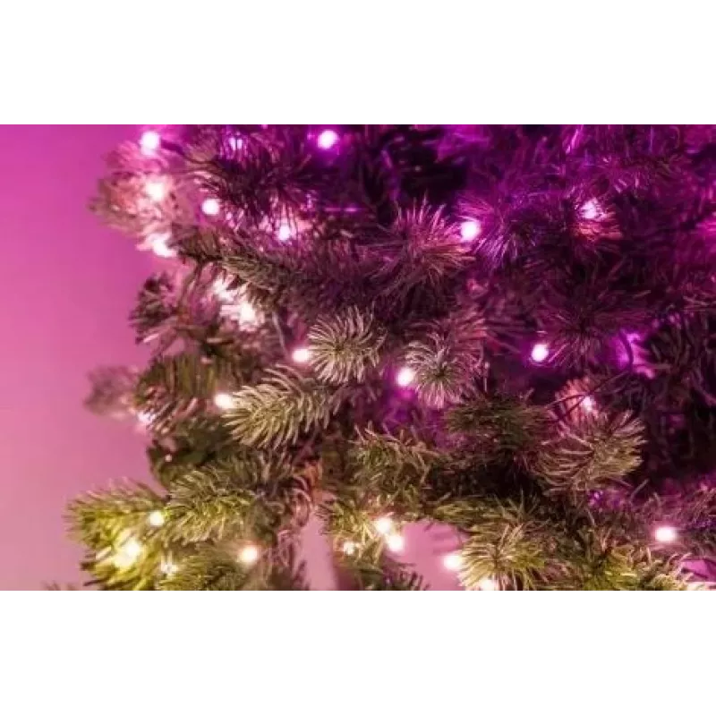 Árbol de Navidad preiluminado Twinkly Regal Tree 1,50 m – 270 LED RGB, Wi-Fi y Bluetooth, IP20, 36 W, cable verde