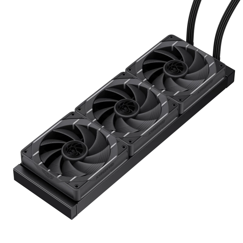 Gamemax | Refrigeración líquida para CPU | HAILSTORM 360 LCD | negra