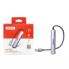 Unitek H1208A hub USB-A, 4 puertos (1x USB-A 5 Gbps, 3x USB-A 2.0), aluminio, plateado