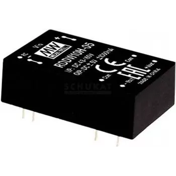 Fuente de alimentación/convertidor de tensión MEAN WELL RDDW10H-15, 10 W, entrada 43–160 V, salida 15 V