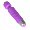 Masajeador de clítoris Erolab Wand-M morado recargable sumergible