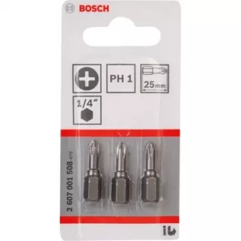 Puntas de destornillador Bosch 2 607 001 508 3 uds.