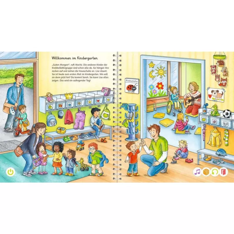 tiptoi Starter-Set: Mein Wörterbilderbuch Kindergarten, libro educativo lápiz y libro de imágenes
