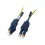 Cable de fibra óptica 2 fibras 3 m LC-LC 9/125 µm OS2 Uniboot giratorio Push/Pull AD 2 mm - Cable - Fibra monomodo (S215529)