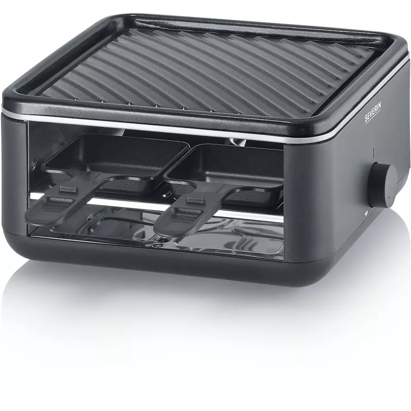 Severin RG 2360 raclette con grill 4 personas 800 W negro