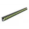 Panel frontal para caja de empalme DeLOCK 19 pulgadas 24 puertos SC Simplex verde lima