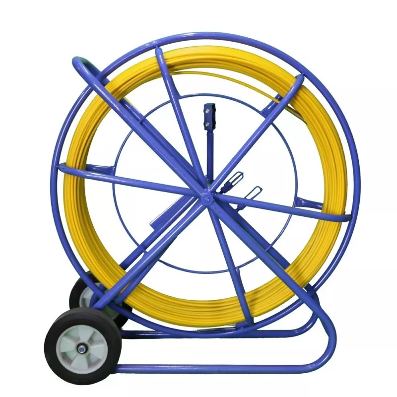Guía pasacables Extralink Pilot 10mm 100m fibra de vidrio FRP, diá. 10mm, long. 100m, amarillo