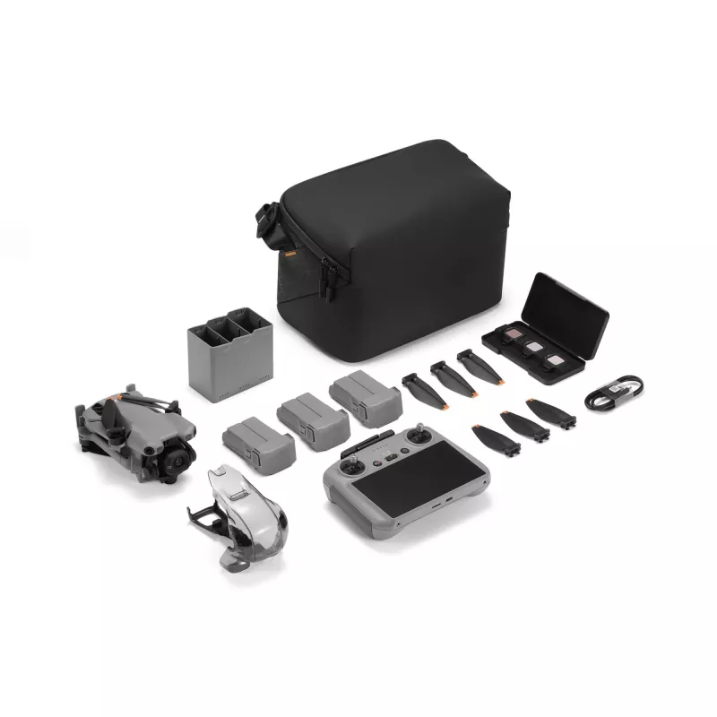 DJI MINI 5 PRO Fly More Combo (RC2) dron ligero de 249g con sensor de 50MP, lidar, 3 baterías, mando con pantalla