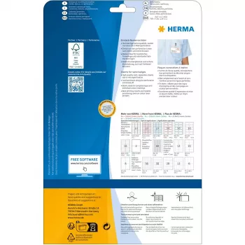 Insertos para placas de identificación HERMA A4 75x40 mm 300 uds.