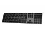 Teclado inalámbrico Matias FK418BTLB-UK — aluminio, retroiluminado, Space Gray
