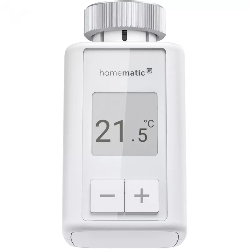 eQ-3 AG Homematic IP HmIP-eTRV-F, Termostato digital, Habitación, RF, 869,4 MHz, Blanco, M30 x 1,5