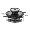 Unold 48726 Raclette-Grill para 8 personas 1300 W Negro, Acero inoxidable