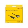 DeLOCK Adaptador USB 2.0 a serie RS-232 50 cm FTDI Negro