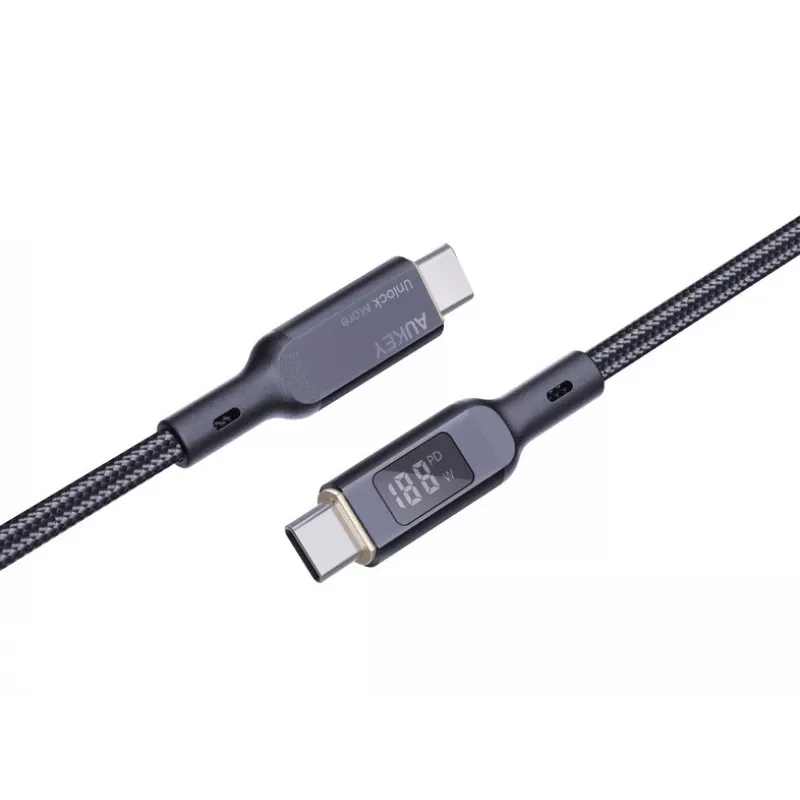 Cable USB AUKEY CB-MCC102 1,8 m USB-C Negro 480 Gbit/s
