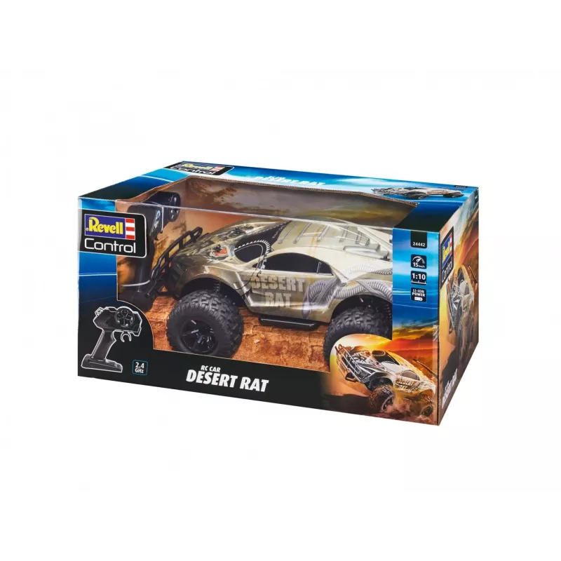 Coche RC REVELL Desert Rat (modelo 24442) – vehículo todoterreno radiocontrolado gris y negro