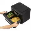 ProfiCook PC-FR 1313 H freidora de aire doble, 10 L, 2400 W, negro/acero inoxidable