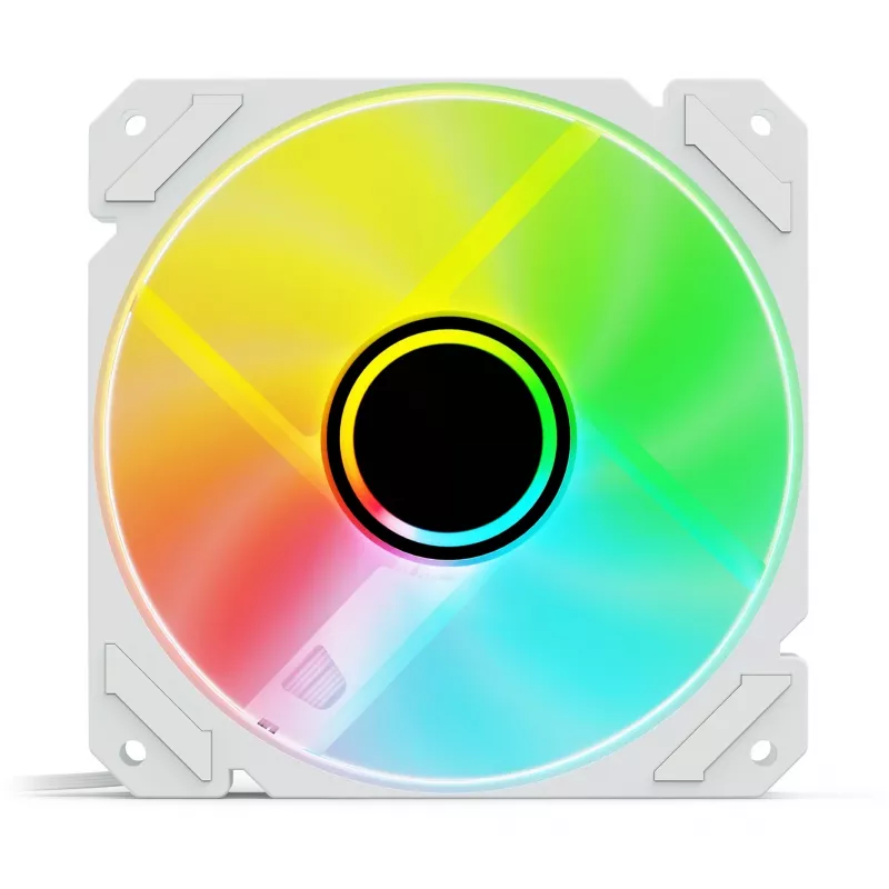 SHARKOON SHARK Mirror RGB PWM 120mm Blanco