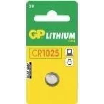Pila de botón GP CR1025 ion-litio 30 mAh para cámaras