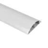 Canaleta para cables de aluminio MACLEAN MC-814 S, plateada – canal para cables de superficie