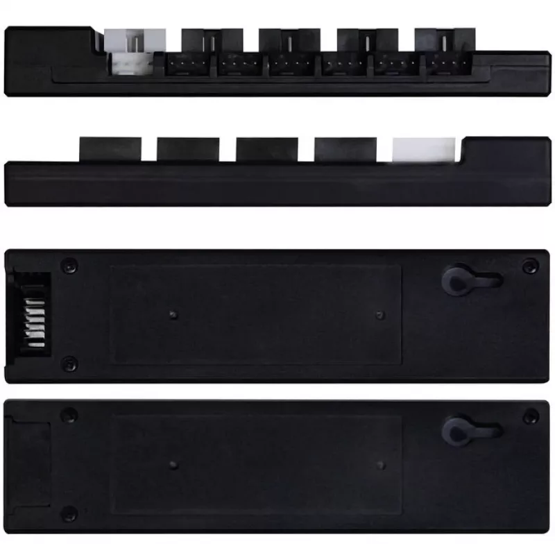 Hub USB y PWM Lian Li EDGE HUB EG-HUB01B — 4× USB, 6× conexiones PWM para ventiladores